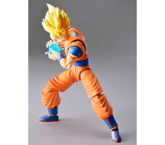 Figura Super Saiyan Goku New Version Model Kit Rise Standard Dragon Ball Z 16cm