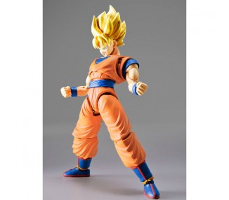 Figura Super Saiyan Goku New Version Model Kit Rise Standard Dragon Ball Z 16cm