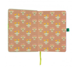 Cuaderno A5 polipiel Yoda Child The Mandalorian Star Wars