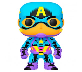 Figura POP Marvel Captain America Black Light Exclusive
