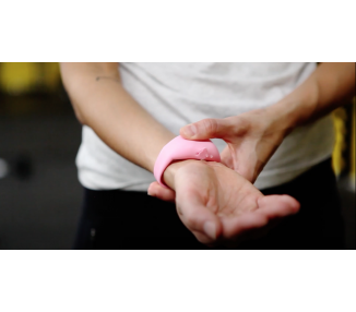 Pulsera Dispensadora de Gel Ajustable Transparente adulto