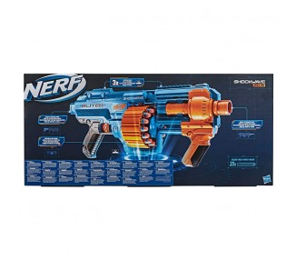 Lanzador Shockwave RD-15 Elite 2.0 Nerf