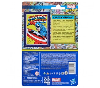 Figura Retro Capitan America Marvel 9,5cm