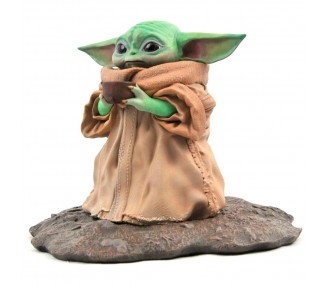 Estatua Premier Collection The Child Soup The Mandalorian Star Wars 17cm
