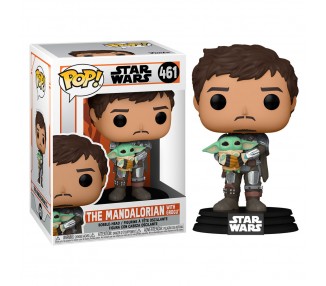 Figura POP Star Wars Mandalorian Mando Holding Child