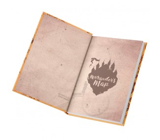 Cuaderno A5 Mapa del Merodeador Harry Potter