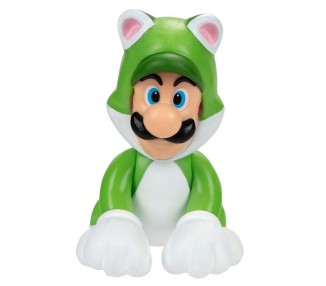 Figura Luigi Felino Super Mario Nintendo 6,5cm