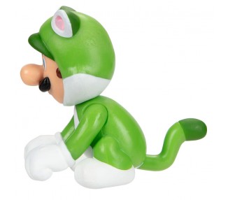 Figura Luigi Felino Super Mario Nintendo 6,5cm