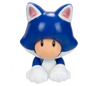 Figura Toad Felino Super Mario Nintendo 6,5cm