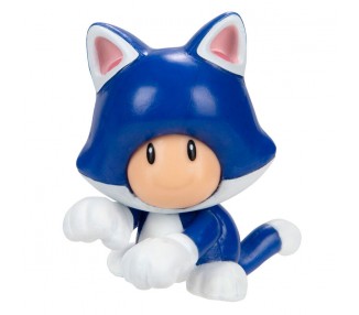 Figura Toad Felino Super Mario Nintendo 6,5cm