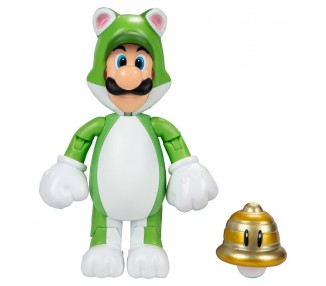Figura Luigi Felino Super Mario Nintendo 10cm