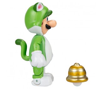 Figura Luigi Felino Super Mario Nintendo 10cm