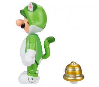 Figura Luigi Felino Super Mario Nintendo 10cm