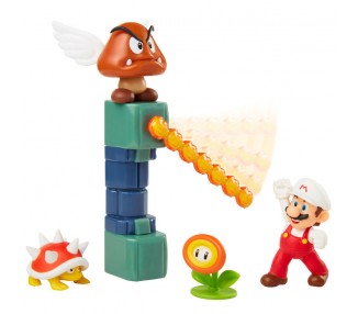 Blister diorama Castillo de Lava Super Mario Nintendo