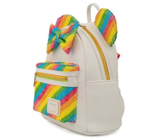 Mochila Rainbow Minnie Disney Loungefly 26cm