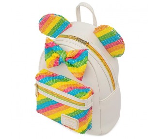 Mochila Rainbow Minnie Disney Loungefly 26cm