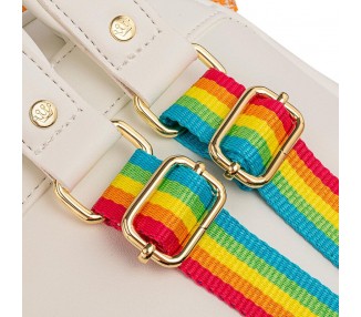 Mochila Rainbow Minnie Disney Loungefly 26cm