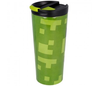 Vaso termo acero inoxidable Minecraft 425ml
