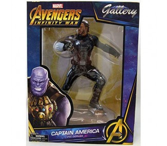 Estatua Capitan America Vengadores Avengers 3 Marvel 23cm
