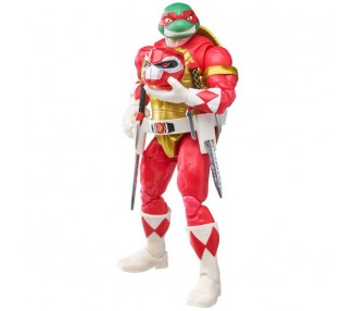 Blister figuras Raphael + Foot Soldier Tommy Tortugas Ninja Power Rangers 15cm