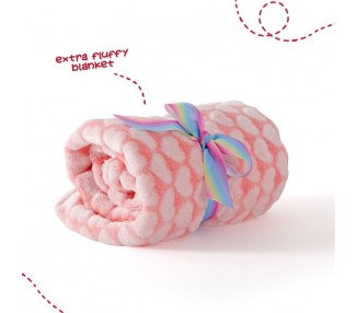 Peluche + Manta suave Unicornio Lily 22cm