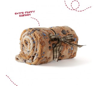 Peluche + manta suave Oso Teddy 22cm