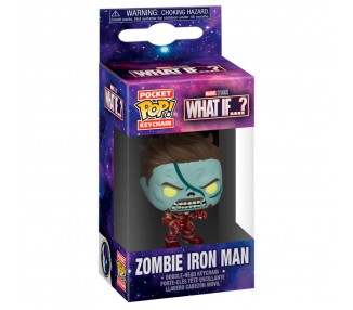 Llavero Pocket POP Marvel What If Zombie Iron Man