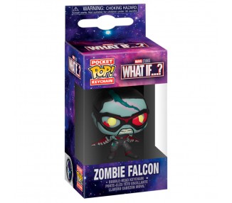 Llavero Pocket POP Marvel What If Zombie Falcon