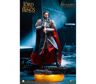 Figura Real Master Aragorn Deluxe Version El Señor de los Anillos 23cm