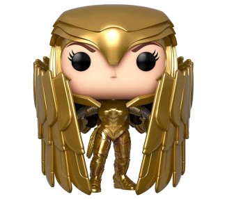 Figura POP DC Comics Wonder Woman 84 Wonder Woman Gold Shield Metallic Exclusive