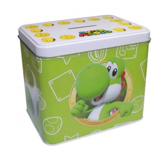 Hucha + taza Yoshi Super Mario Bros Nintendo