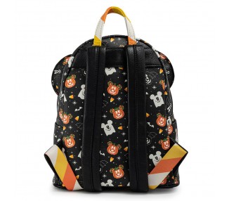 Set Mochila + Diadema orejas Spooky Halloween Mickey and Minnie Disney  Loungefly 27cm