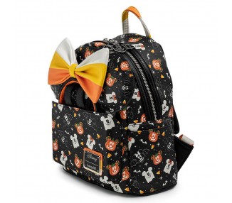 Set Mochila + Diadema orejas Spooky Halloween Mickey and Minnie Disney  Loungefly 27cm