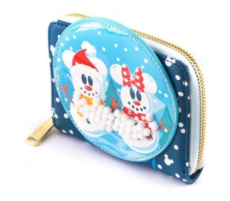 Cartera Mickey Minnie Snowman Disney Loungefly