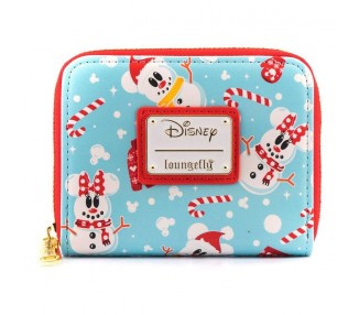 Cartera Mickey Minnie Snowman Disney Loungefly