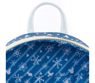 Mochila Mickey Minnie Snowman Disney Loungefly 26cm
