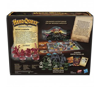 Juego de Mesa HeroQuest Aventuras en Mazmorras Avalon Hill español