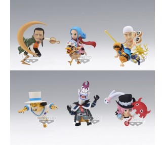 Figura World Collectable Landscapes vol.6 The Great Pirates 100 One Piece 7cm surtido