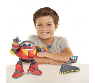 Playset Batalla Robot Gigante Eggman contra Sonic Sonic the Hedgehog