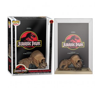 Figura POP Movie Poster Jurassic Park Tyrannosaurus Rex and Velociraptor