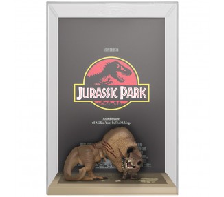 Figura POP Movie Poster Jurassic Park Tyrannosaurus Rex and Velociraptor