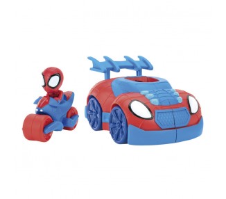 Set Figura Spidey  + Vehiculo Marvel