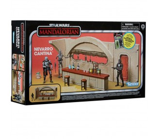Escenario Nevarro Cantina + figura Imperial Death Trooper Mandalorian Star Wars