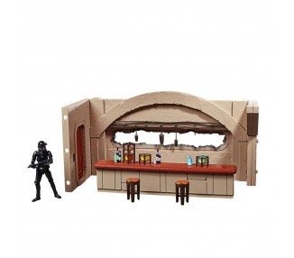 Escenario Nevarro Cantina + figura Imperial Death Trooper Mandalorian Star Wars