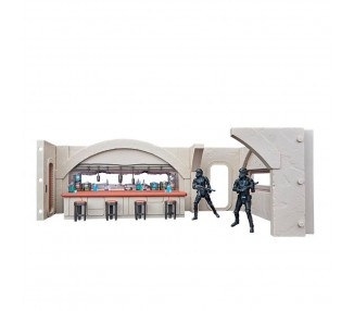 Escenario Nevarro Cantina + figura Imperial Death Trooper Mandalorian Star Wars