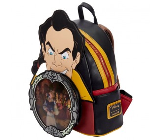 Mochila Villanos Escena Gaston La Bella y la Bestia Disney Loungefly 26cm