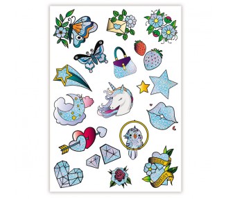 Tatuajes Brillantes Crazy Chic