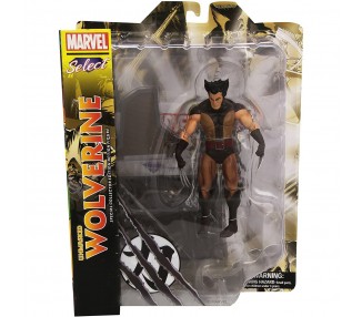 Figura Lobezno desenmascarado Marvel Select 18cm