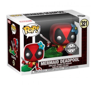 Set figura POP & Tee Marvel Deadpool Mermaid Exclusive