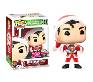 Set figura POP & Tee DC Comics Superman Exclusive Flocked